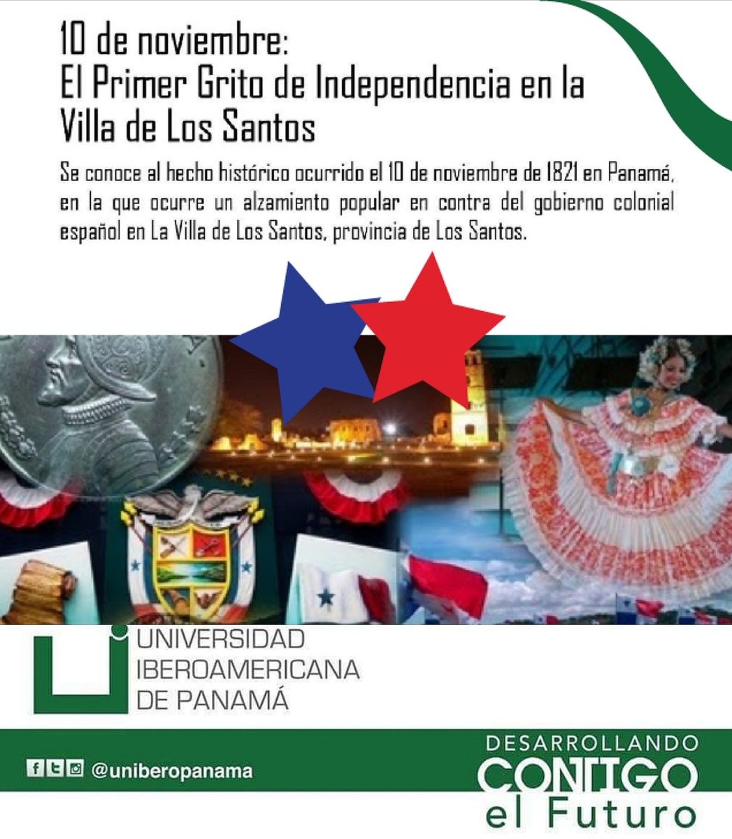 "... quizás fuiste tan chica para que yo pudiera
llevarte por doquiera dentro del corazón!" #Feliz10deNoviembre #VivaPanama