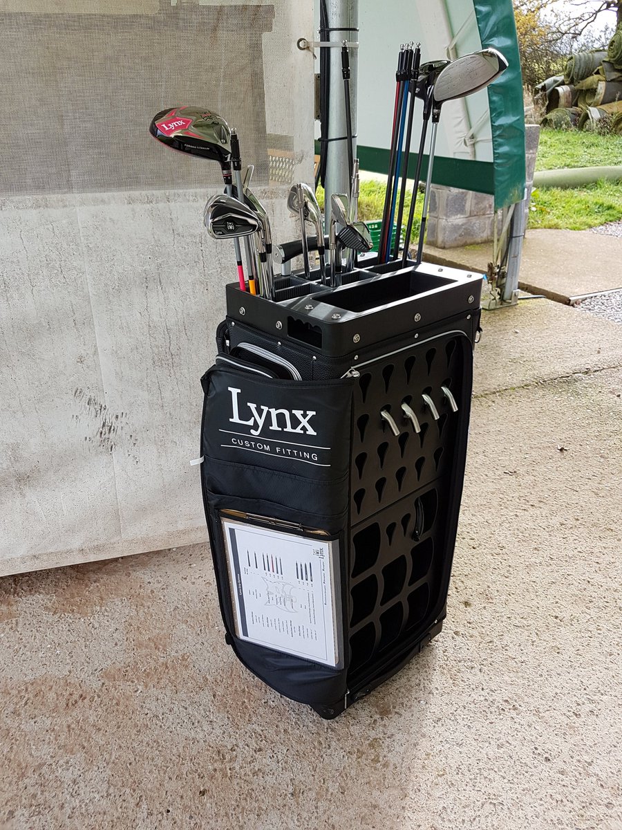 Lynx fitting cart ready for Steve #Lynx #Golf