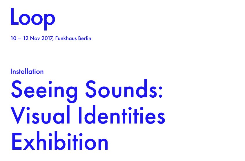 NewKanada's tweet photo. This weekend @NewKanada will be part of the 'Seeing Sounds' installation at @ableton's Loop summit - alongside @shelter_press, @ECMRecords and Faitiche.  > https://t.co/fj9kdIDlHx 
 #loopberlin https://t.co/jhFfeAj1OT