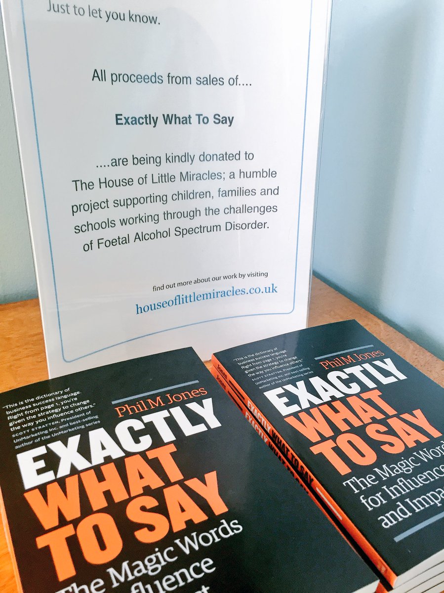 HOLMiracles's tweet photo. Massive thanks to @philmjonesuk and everyone at #made17 who made a donation for a copy of #exactlywhattosay to support our project. Amazing day! https://t.co/RSs7c0hgPo