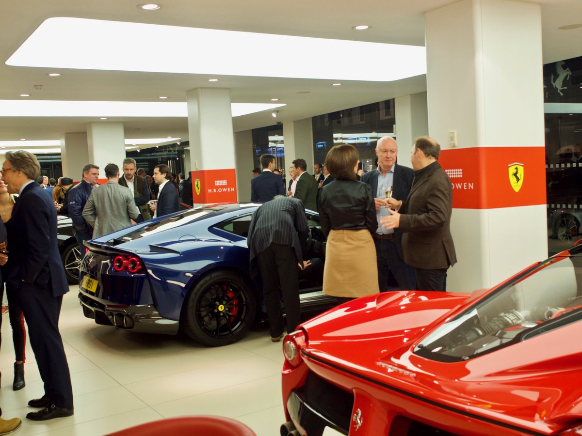 doppiozeroUK's tweet photo. Last week we served a delicious canapés menu for a H.R.Owen Ferrari party. It was exciting to see the guests tasting our delicacies while admiring extraordinary cars. They have a good taste for Italian style! #doppiozerocatering #hrowen https://t.co/YSRv9DJUsV