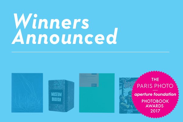 aperturefnd's tweet image. Announcing the Winners of the 2017 @ParisPhotoFair–@aperturefnd  PhotoBook Awards! ss1.us/a/ozQmvKP6