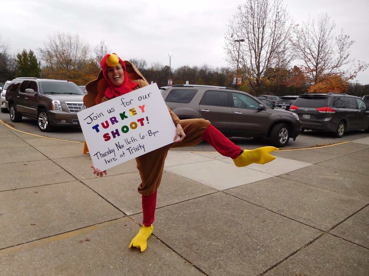 Are you ready for Trinity's Turkey Shoot? 
Thursday, November 16th from 6-8pm.