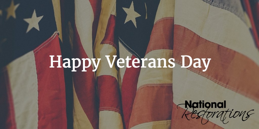 ThinkRestore's tweet image. On behalf of NR, thank you to all who have served. We honor and appreciate all that you have given. #ThinkRestore