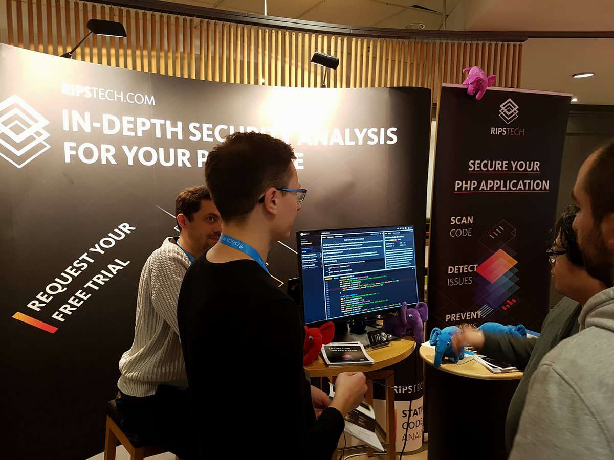 Sonar_Research's tweet image. We had a fun #phpruhr17 conference with many PHP professionals and a great discussion about static analysis challenges with PHP creator @rasmus