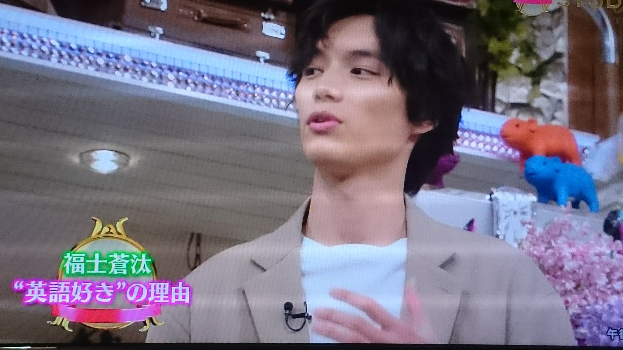 Sota Fukushi 固定ツイrt さすが 英語の発音素晴らしい どんな人だったかべいさんにまとめられ照れ笑いする蒼ちゃん 福士蒼汰 T Co Ova5pgguxg Twitter
