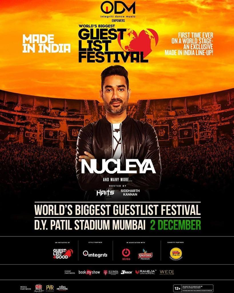 PartyHunts's tweet photo. The DY Patil Guestlist4Good show has FREE registrations until November 15th. Sign up now!! Tag your friends, don't… https://t.co/3qxDnHEC83 https://t.co/i0MnNptox3
