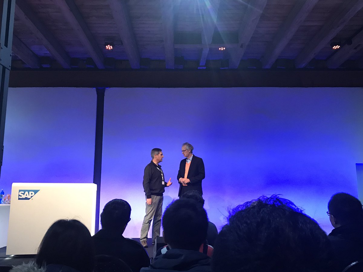 TonjaKehrer's tweet photo. Matthias Melich (@MMatMalsch) collecting customer feedback at the "family event" that has been #solEd2017 for the last couple of days. - lovely event, packed with knowledge and customer insights. Proud to be on such an awesome team. Well done everyone 👏🏼 https://t.co/misiUaGJYj