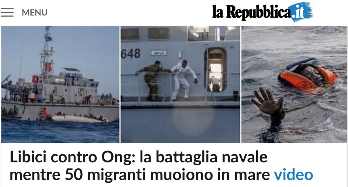 robertosaviano's tweet photo. Ministro Minniti, questo orrore faceva parte degli accordi che il nostro Paese ha siglato con i generali libici con le mani sporche di sangue? Quelle stesse mani che lei non ha esitato a stringere? https://t.co/KyxdsJD9F7