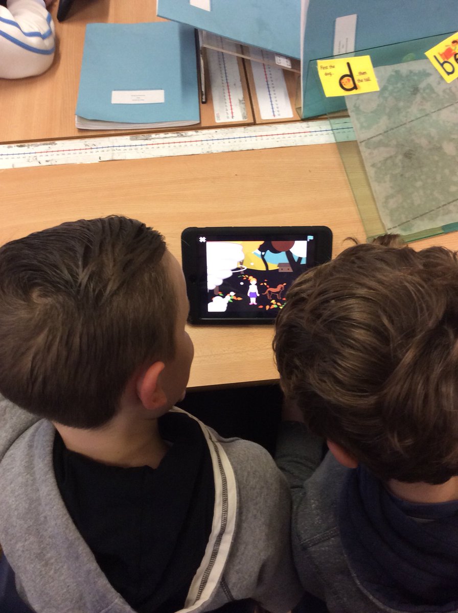 DovedaleY5's tweet photo. The Wizard of Oz meets ScratchJr! We are game developers! #yr5programmers @DovedaleY5 #ICTisfun! #Algorithms https://t.co/uJfxXyiW9W