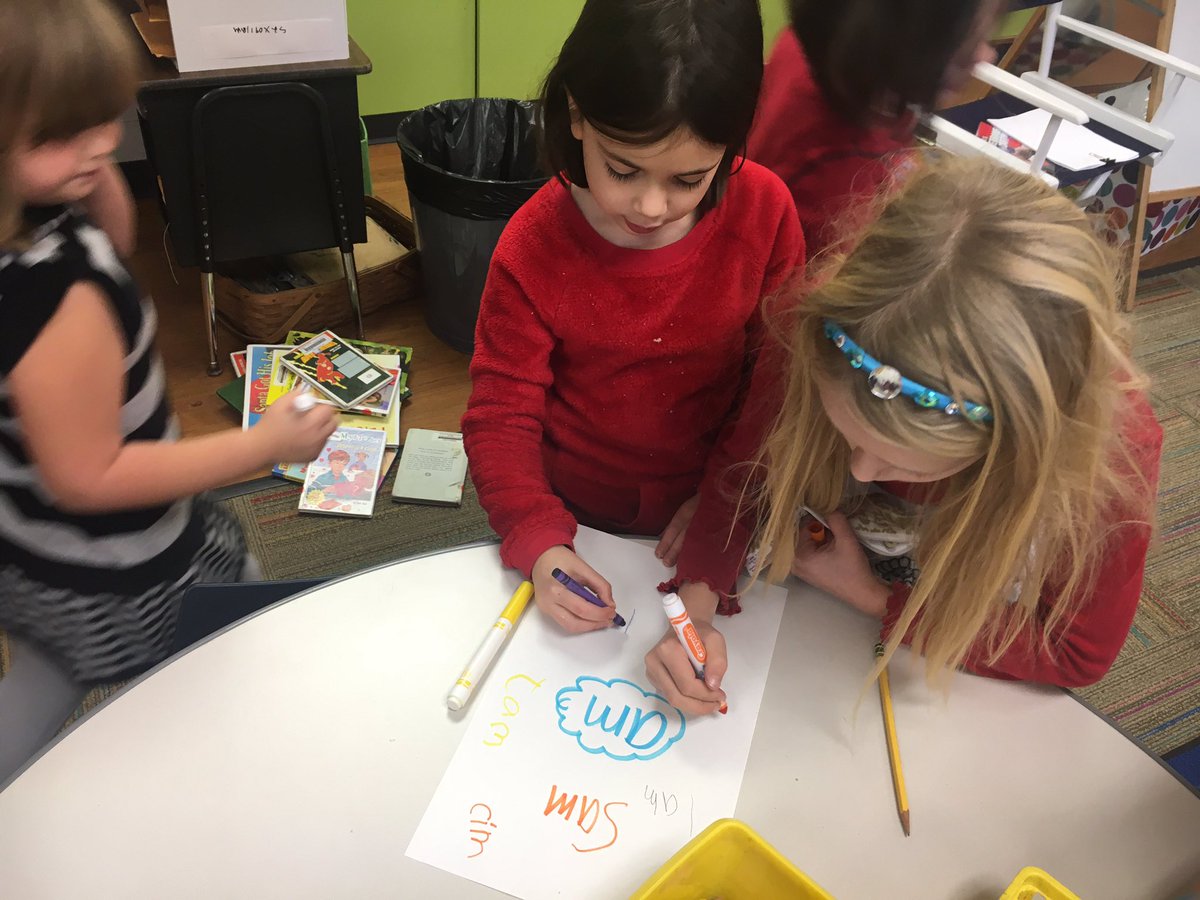 LindseyDanhoff's tweet photo. How many words can we come up with that have a 'glued' sound inside them? We are using a poster write to generate ideas! #fundations #studentsdothework #collaborativelearning #itsworthit https://t.co/35VKAvh5Rg