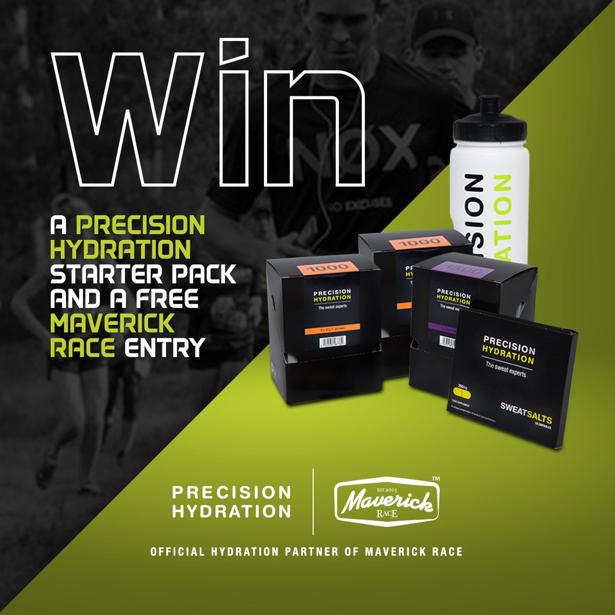 precisionfandh's tweet photo. As @RaceMaverick's Official Hydration Partner, we've got a FREE entry to one of their 2018 races and some PH to giveaway. Tell us which one you'd take on, follow & RT by 12pm Sun to #win! #forthemavericks https://t.co/wVDoRj08lN