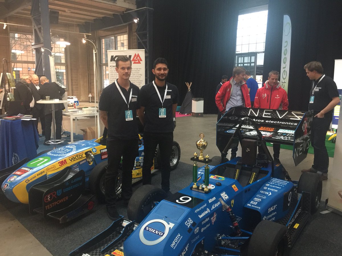 MillerNorah's tweet photo. #Formula #framtid på #eCarexpo #chalmersformulastudent #ElectricCar @@ssab @Siemens @malargard #ev #elbil #SDGs #hållbarhet https://t.co/X1QibqOFAy