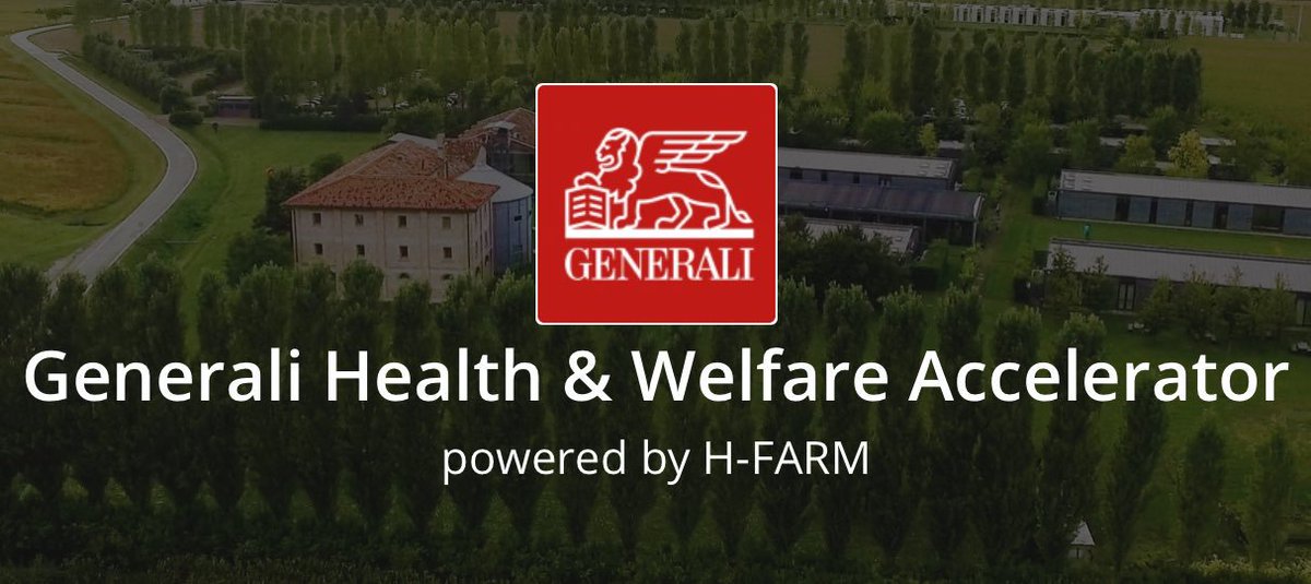 Great news! Monday we will be in Italy for #Generali Italia and #hfarm accelerator. This program is dedicated to innovative #startups that are developing ready-to-market health and #welfare solutions. See you there #medtech
