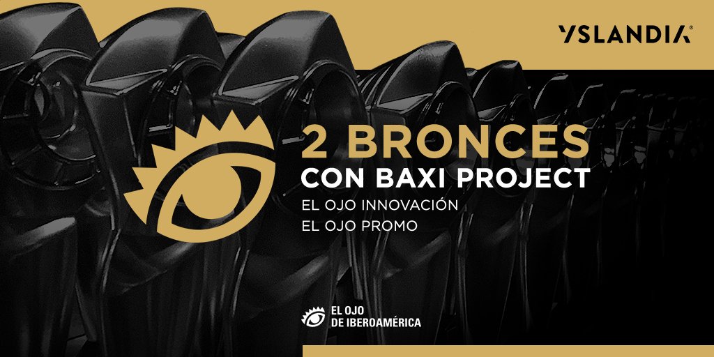 yslandia's tweet photo. ¡ORGULLOSOS HOY MÁS QUE NUNCA! 🙌 Hemos sido la única agencia española independiente galardonada en @elojofestival, con nuestro #BaxiProject 🏆 #BAXI #LaSalle #DevotaLomba https://t.co/lEgUFCGs0U https://t.co/1mxOi0BbOT