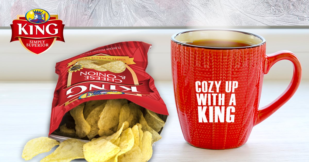 Nothing beats a cuppa with a pack of King in the winter. Tell us how you enjoy your King crisps during cold season to win a box of your own!