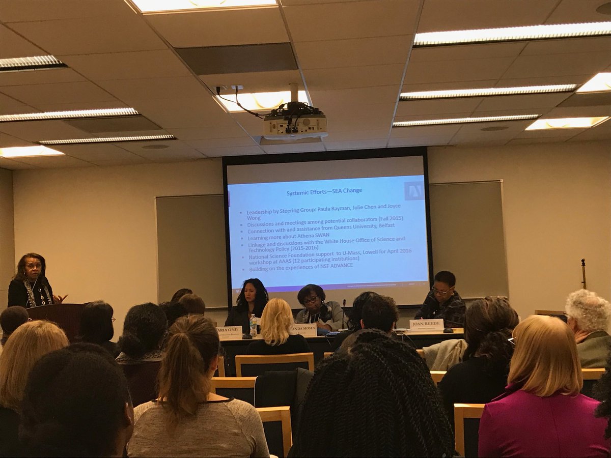 ashleigh_moses's tweet photo. Dr. Shirley Malcolm discussing the importance of changing the narrative from fixing women to fixing institutions. @theNASEM https://t.co/l36Xtarmk6
