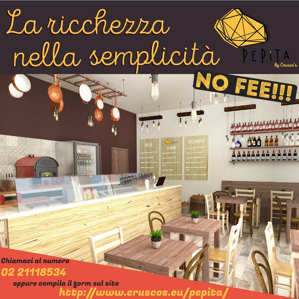 GustatiUnPepero's tweet photo. Aprire un Franchising è facile soprattutto se si tratta di italianità, gusto e semplicità. La #bakedpotato tutta italiana!🔝

Noi di #Pepita ti seguiamo in tutto e vogliamo donarti il nostro sapere. https://t.co/lrMa7wPkFc