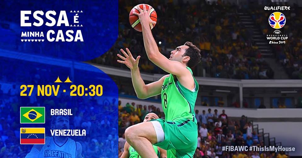 basquetebrasil's tweet photo. Ingressos à venda para Brasil x Venezuela, dia 27/11, às 20h30, na Arena Carioca 1. Esse será o segundo do Brasil pelas eliminatórias para o Mundial de 2019, na China. Confira as informações: https://t.co/hsoE1ZATyF https://t.co/rFoTLPJ8MI