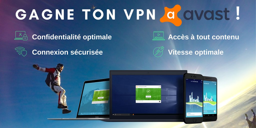 [#Concours]

Tente de remporter ton #VPN ! 5 lots à gagner ⚠️

300 #RT ➡️ Licence Avast Premium !

Pour cela : 

📌Retweet
📌Follow <a href="/AvastFrance/">Avast France</a> &amp; <a href="/Syndicate_GG/">Syndicate Gaming</a> 
📌Good Luck