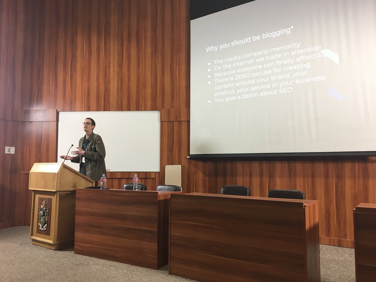 wordcampjoburg's tweet photo. If the only content you are creating in 2017 , is a blog, you are going to lose and you are wasting your time @RuanStix 🙌🏻 https://t.co/PtI1veWEvW