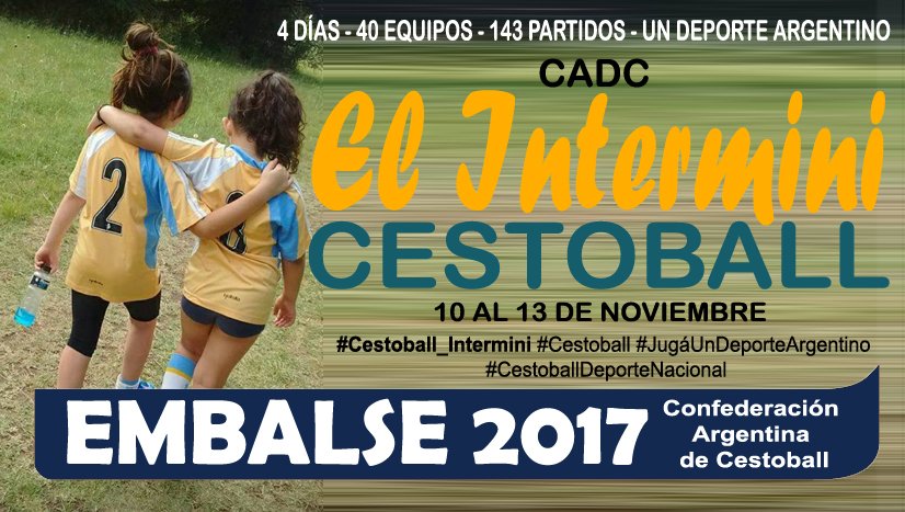 cestoballmax's tweet photo. -4 DÍAS
-40 EQUIPOS
-143 PARTIDOS
-UN DEPORTE ARGENTINO
#Cestoball_Intermini
#Embalse
#Cestoball #DeporteArgentino
#CestoballDeporteNacional https://t.co/Eu5BGSrofK