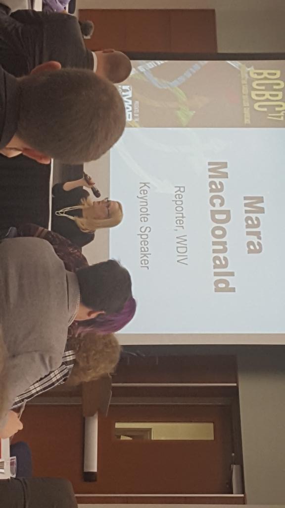DTV_Official's tweet photo. Candid truth for future broadcasters, thank you Mara MacDonald!
#BCBC17
#WDIV https://t.co/sPqz6RaDNZ