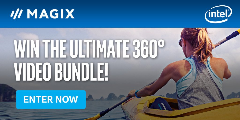 MAGIX_INT's tweet photo. Win a #7thGenIntelCore PC, a 360˚ camera, and MAGIX #MovieEditPro! Enter now. #360video https://t.co/pTkpjeG68n https://t.co/Kgw44DTNSF