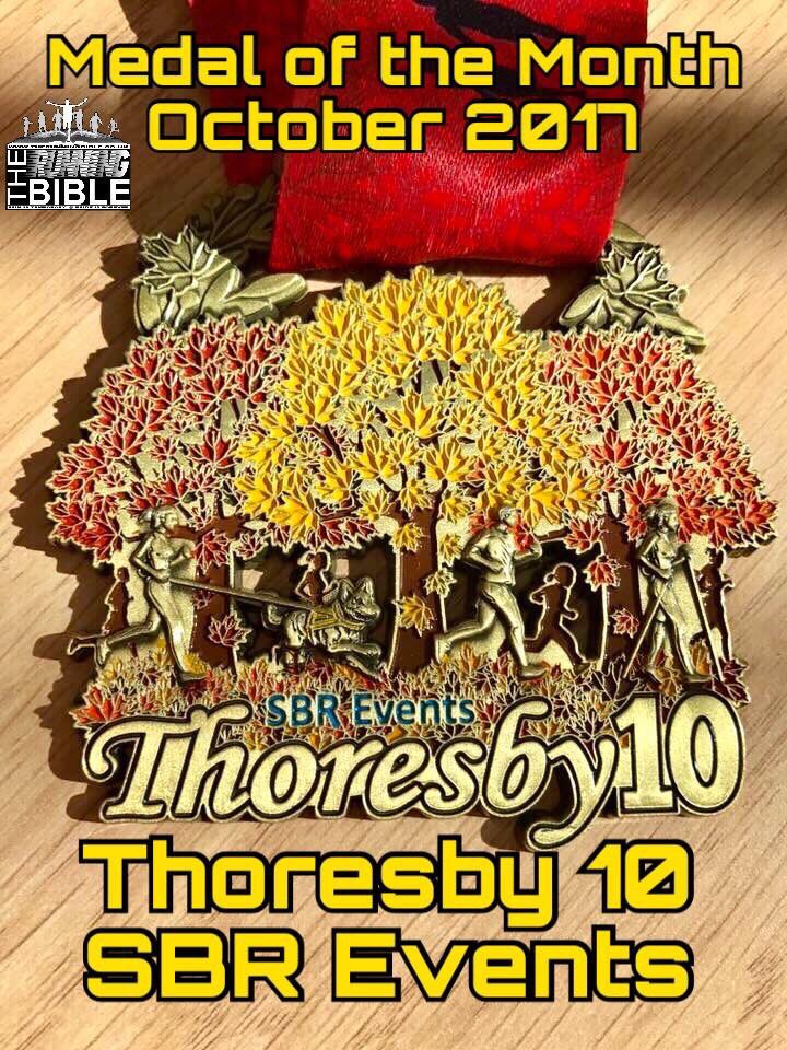 RunningBibleUK's tweet photo. Well done @SBReventsUK on winning our October medal of the month. This was our closest one to date. #allrunnershere #ukrunchat #ukrunners #Runr #runuk #Thoresby10 #runningthedistance #runningcommunity #itsallaboutthebling #runners #running #whowillwinnext https://t.co/9NpLUIB9uk