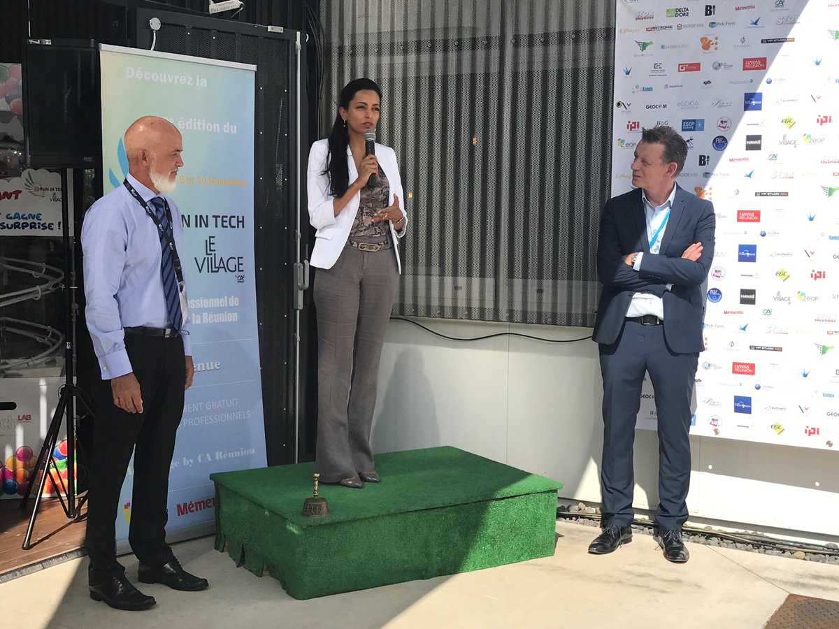 yberezaie's tweet photo. Un grand Merci et un grand Bravo à @BrunoMillot à @VillagebycaReu et à @cinor974 pour cette belle manifestation @RUNINTECH : un événement mémorable et durable. #runintech17 https://t.co/4g3wJslsh2