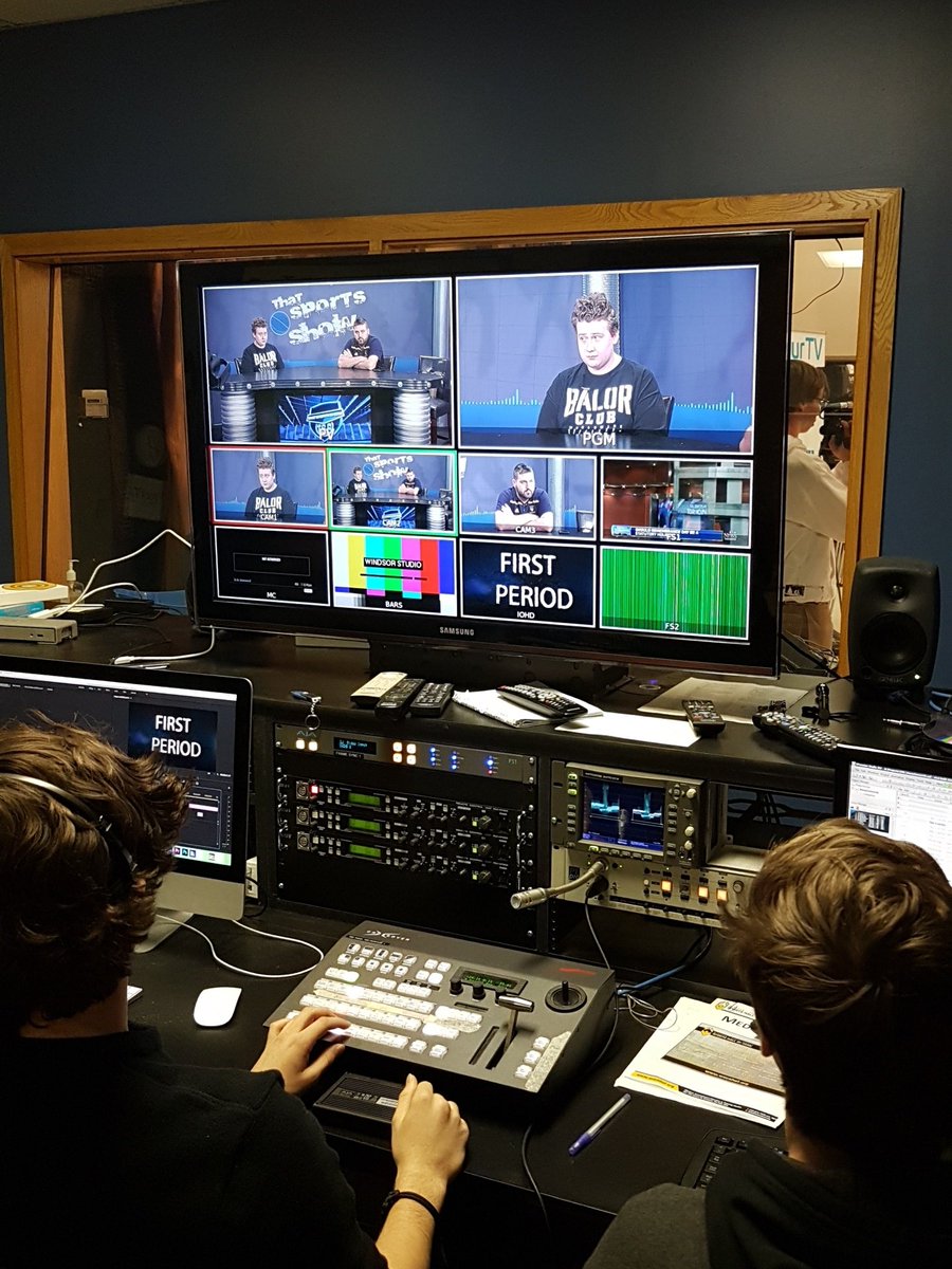 The ICT SHSM students filmed at TV show down at <a href="/yourtvwindsor/">yourTV Windsor</a>