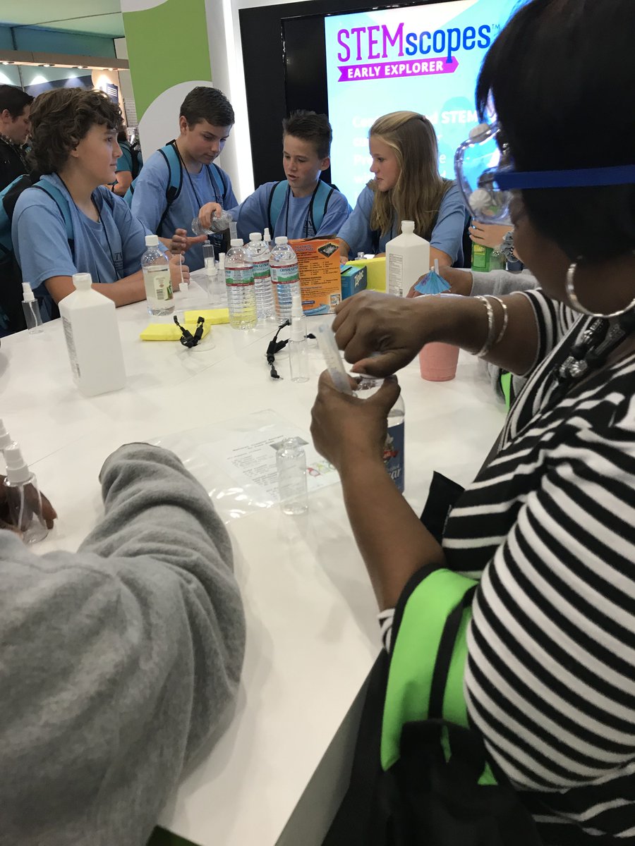 Accel_Learn_Inc's tweet photo. Some of our future STEMrangers in action with a hands-on environmental conservation activity at our #STEM2017 booth! https://t.co/p2vQP0hCj9