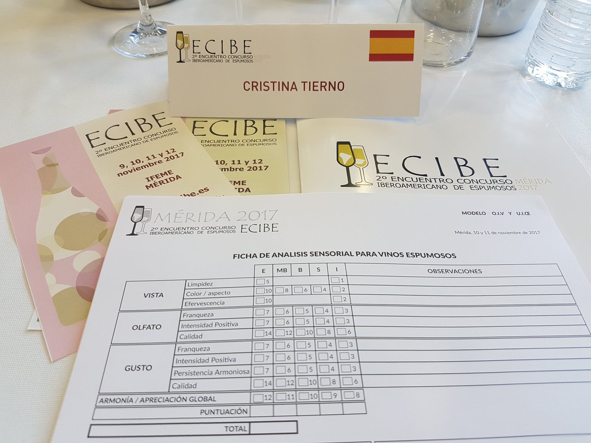 tiernoquepido's tweet photo. Catando en #ECIBE, 2° Encuentro #Concurso #Iberoamericano de #Espumosos #Merida. Espectacular la organización de todo, #laflorynata @EquipoTEAM y @isabel_mijares.😍 https://t.co/KonyAb7cAs