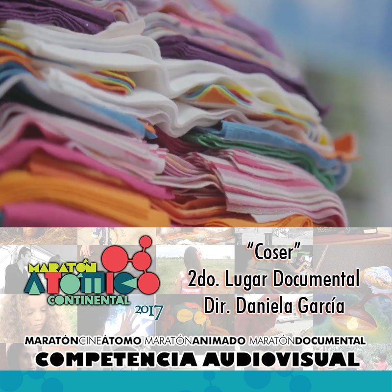 Maratomico's tweet photo. #Cortometraje 2do. Lugar #Maratomico2017 Documental @FestCineVzlano #FCV2017: "Coser" de @bydanielagm -> https://t.co/mNtO2ysI7H https://t.co/IRcoW34e39