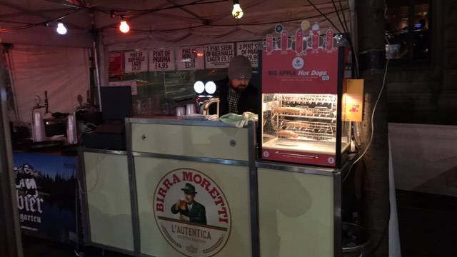 ColeANDsons's tweet photo. So happy seeing #BigAppleHotDogs very first #WheelOfSausage ready for action at 
#Bierhalle in #Glasgow. It was snapped up in 2 days! https://t.co/chdFyuNbKX