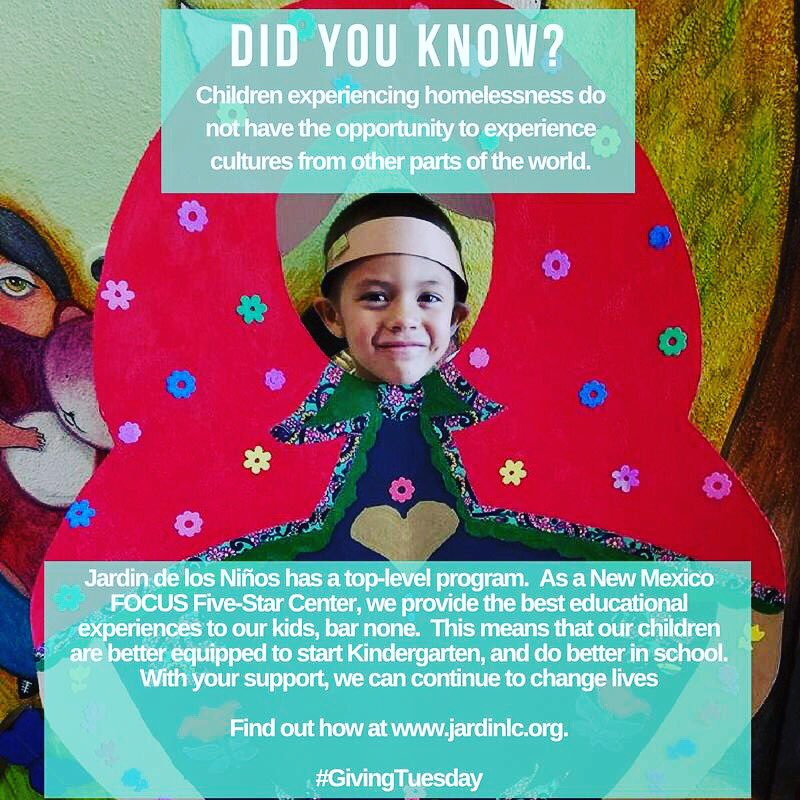 #Givingtuesday is coming up! Consider supporting children experiencing homelessness in NM. #givingtuesdaynm #kidscount #whywematter #donate
