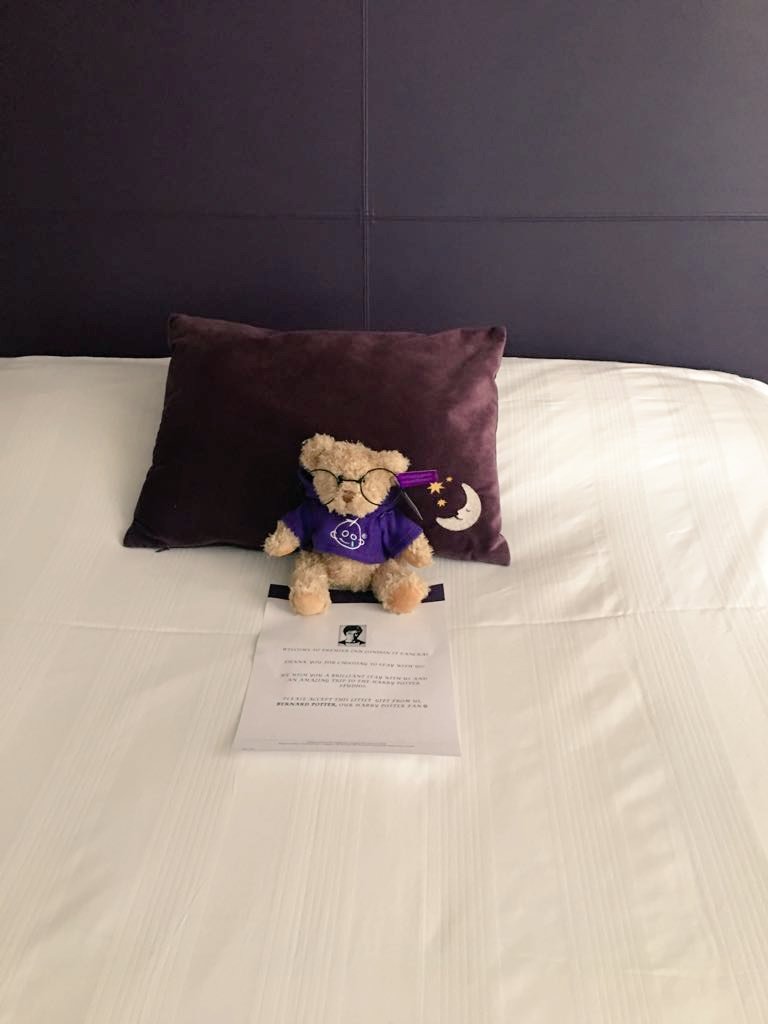 Our Bernard Potter is ready to meet one of our little guest and fan of Harry Potter 🤓 @R4chelMcKeeman <a href="/DziukMarta/">Marta Dziuk</a> <a href="/MrBernardBear/">Bernard ʕ´•ᴥ•`ʔ</a> <a href="/GreatOrmondSt/">Great Ormond Street Hospital for Children</a>