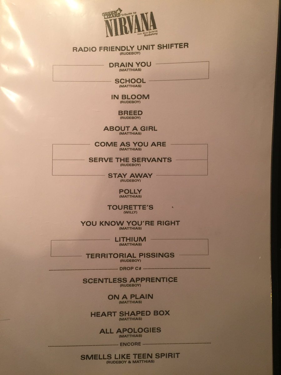 <a href="/POTUS/">President Donald J. Trump</a> Dear Mr President this is my setlist for tonight.Greetings.