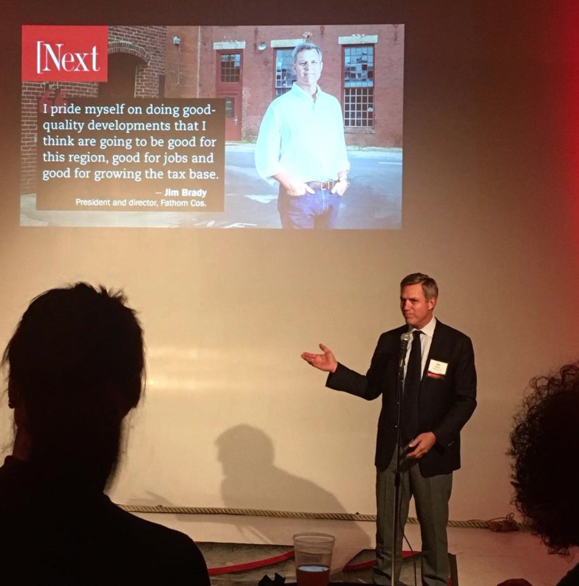 Congratulations “2017 Maine Biz Next Honoree” Jim Brady for your role in transforming the city’s eastern waterfront. <a href="/Mainebiz/">Mainebiz</a> 
#mainebiz #nexthonoree #hospitality #developer #portlandmaine #thepresshotel #fathomcompanies