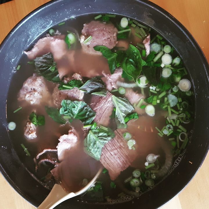 The pho at NOM NOM Restaurant &amp; Grill is the perfect antidote to a cold, cloudy day. #dtvanwa #northbanknow #vanwa #NomNom <a href="/VDAUSA/">Vanc Dwntwn Assoc</a>