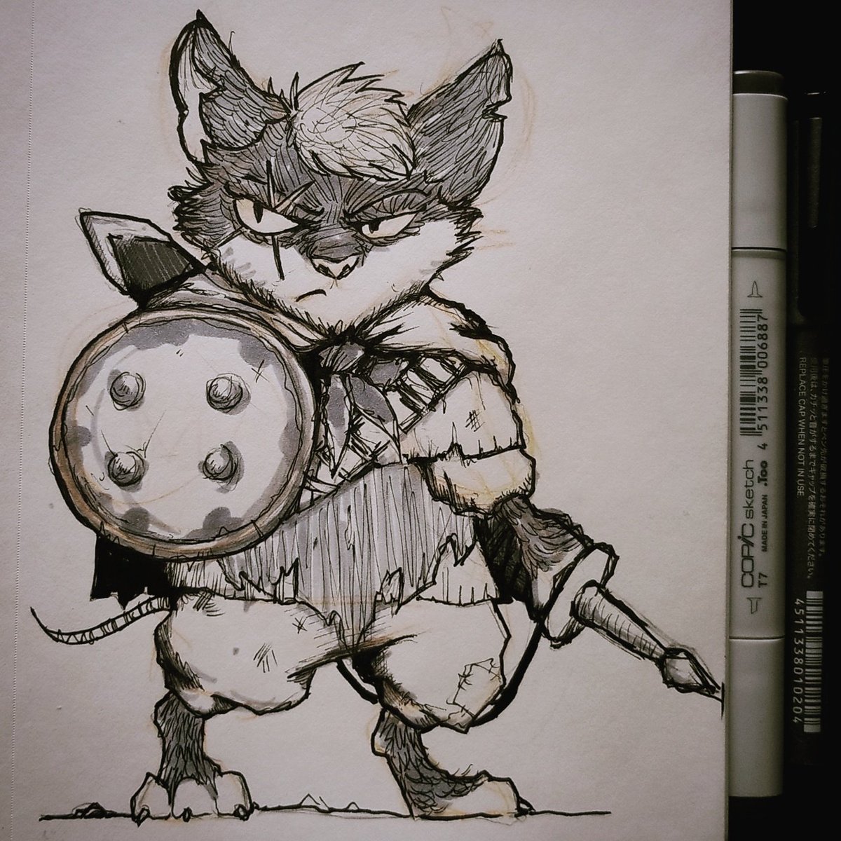 mreffinsunshine's tweet photo. Another favorite of mine from Inktober - Squeak
#inktober2017 #drawtober2017 #drawlloween #sketch #drawing #ArtistOnTwitter #characterdesign #originalcharacter #FANTASY https://t.co/Eic7jwvpfS