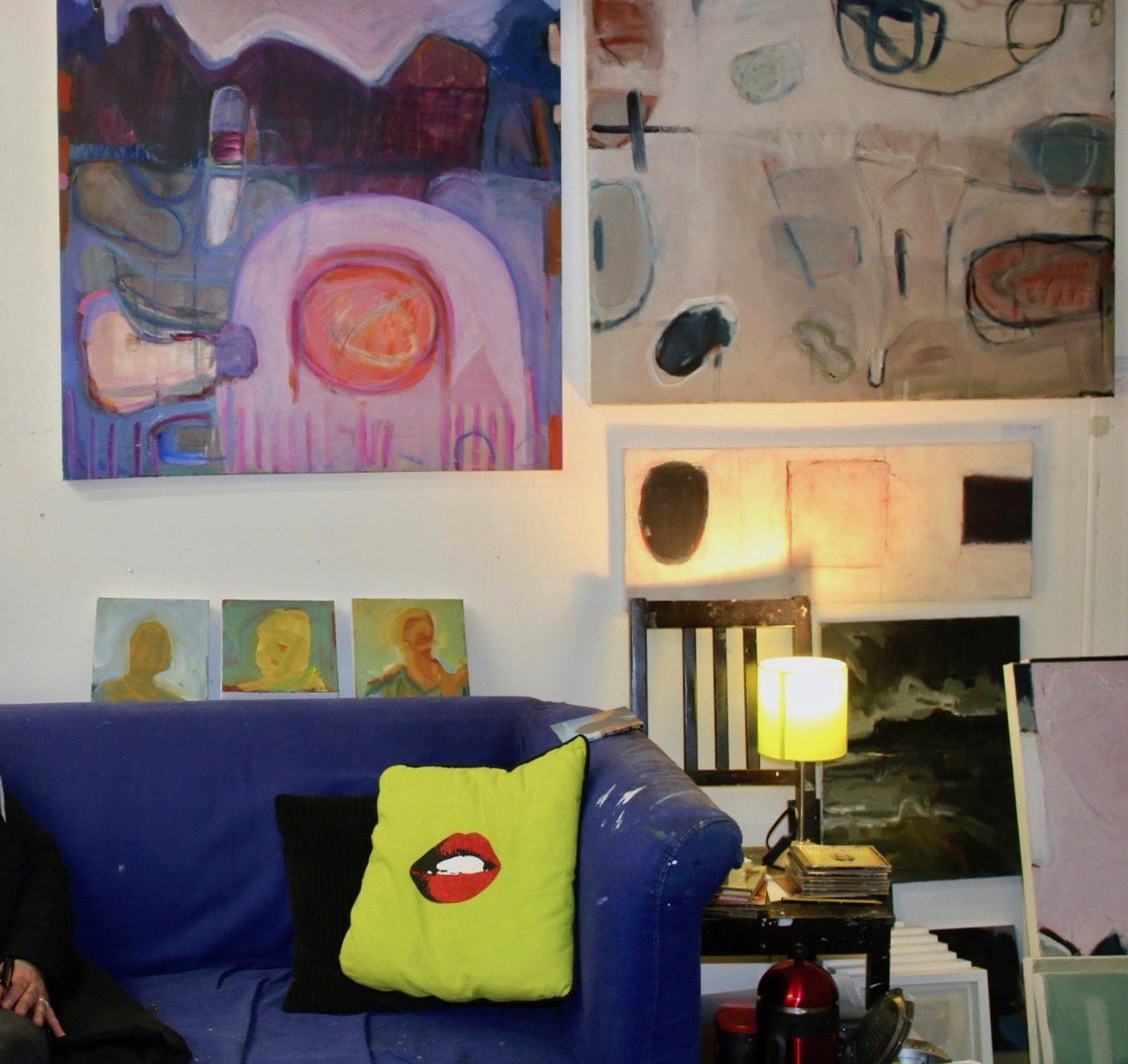idunart's tweet photo. The #Studio: getting ready for the @WimbledonArt #artfair > #November 16-19 > 25th year > my new series of #autumnal #abstract #paintings #WimbledonVillage
#Putney #Kingston #Richmond #Hampton #Merton #Teddington #London #art #collector >>> #studio142 https://t.co/6GL8CSaNHC