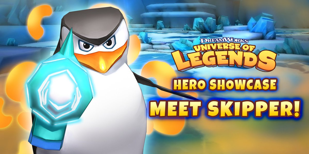 FireflyGames's tweet photo. A reflexive contrarian, daredevil adventurer, instinctive do-gooder &amp; avowed bad-guy-scheme foiler, Skipper was born to lead. Meet Skipper! 

Join Skipper in battle and save the DreamWorks universe: https://t.co/xFDL6GCzdB https://t.co/6wtUEJMOKj