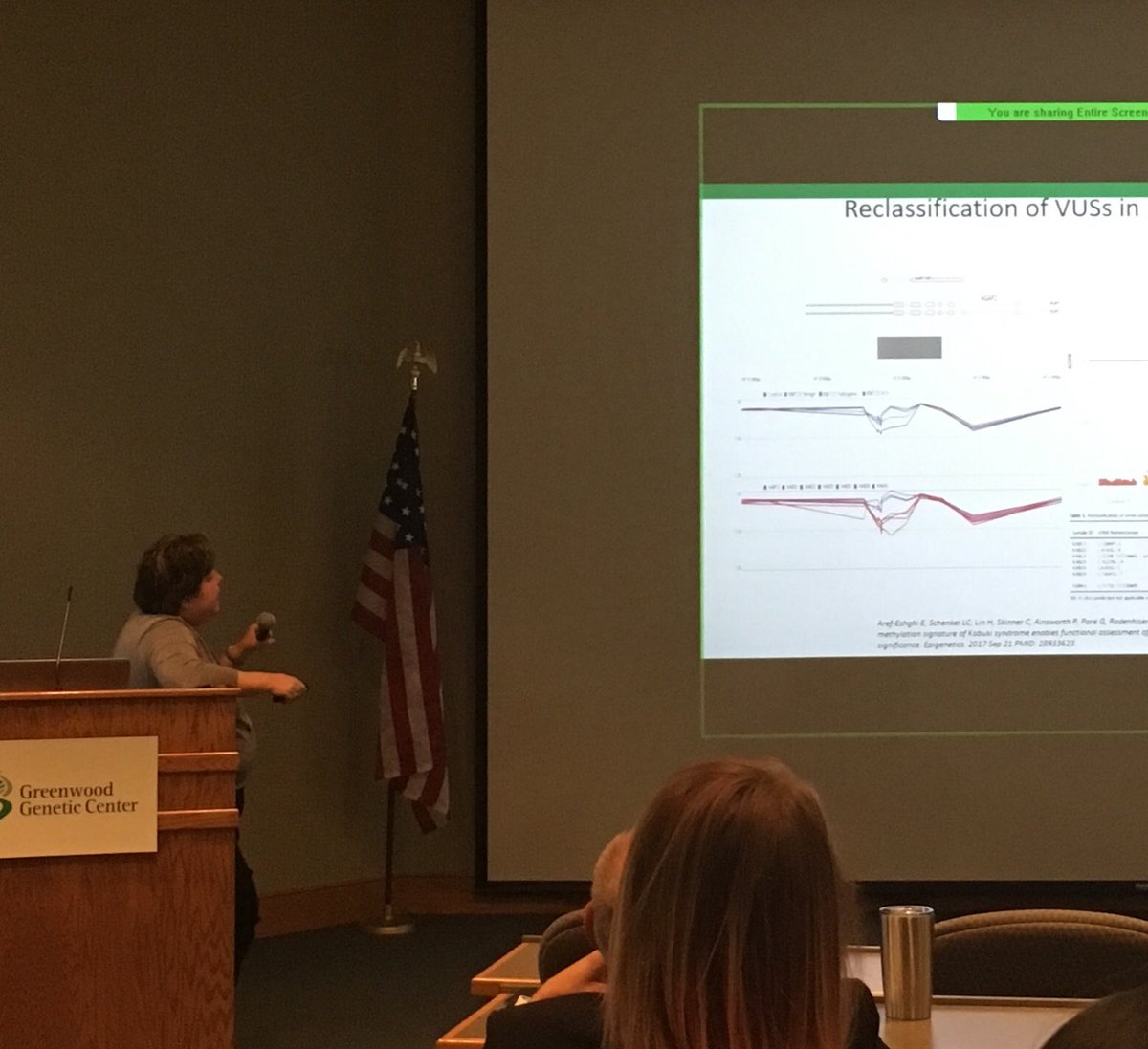 GreenwoodGenCtr's tweet photo. How methylation arrays help reclassify #VOUS #VUS #SCGeneticsConclave https://t.co/kl0m8jzHOl