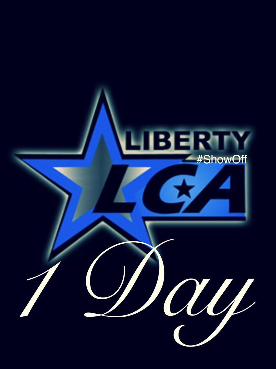 LibertyCheerLCA's tweet photo. #Just1MoreDay #LCAFam #LibertyShowOff #2017Liberty #LCAStrong #LetsHitZeroLCA https://t.co/4dt3RHf7vz
