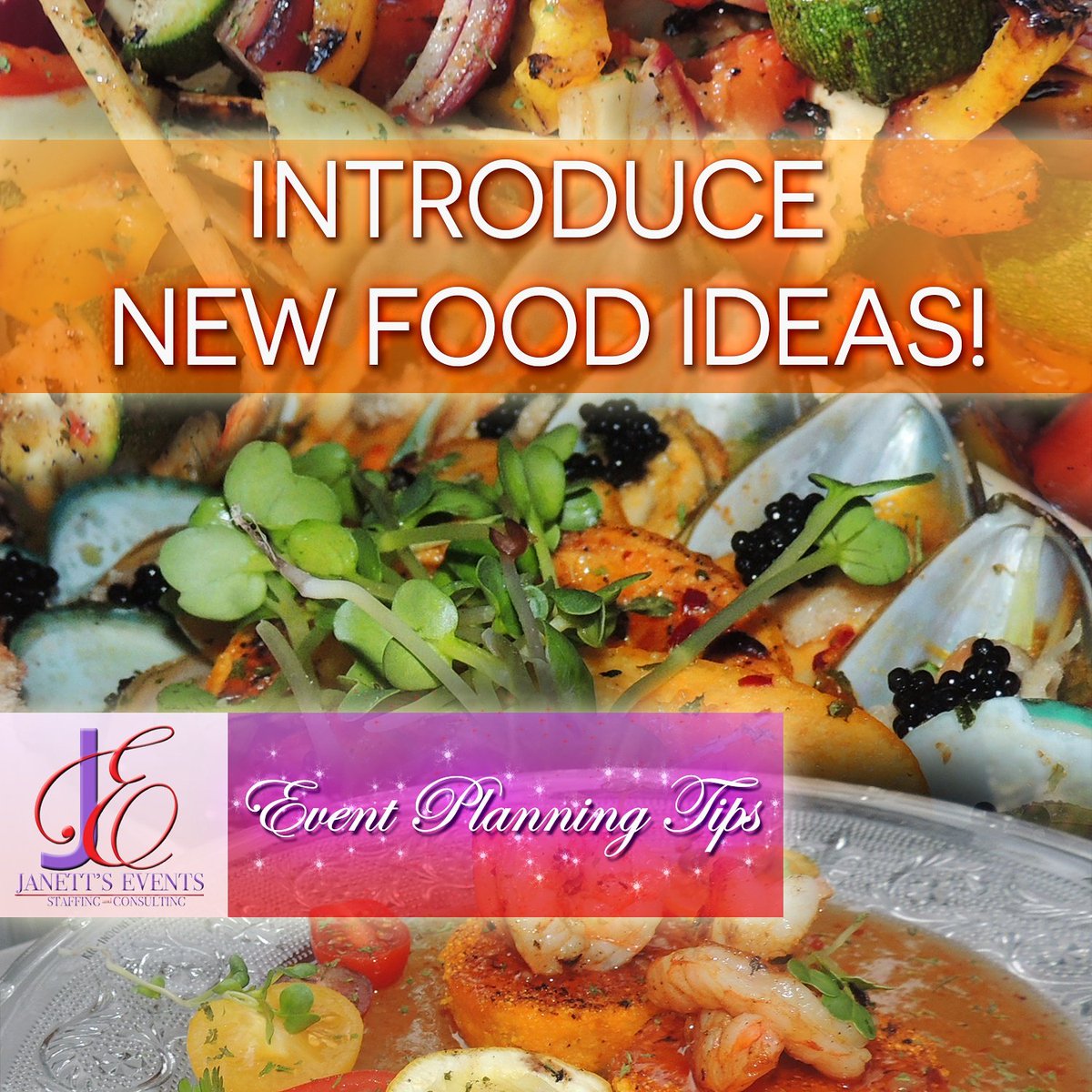 Janetts_Events's tweet image. Add variety to your menu or put a twist on a traditional dishes! #Atlanta #Events#Atlantastaffing  #Atlanteventstaff #Atlantwaitstaff.