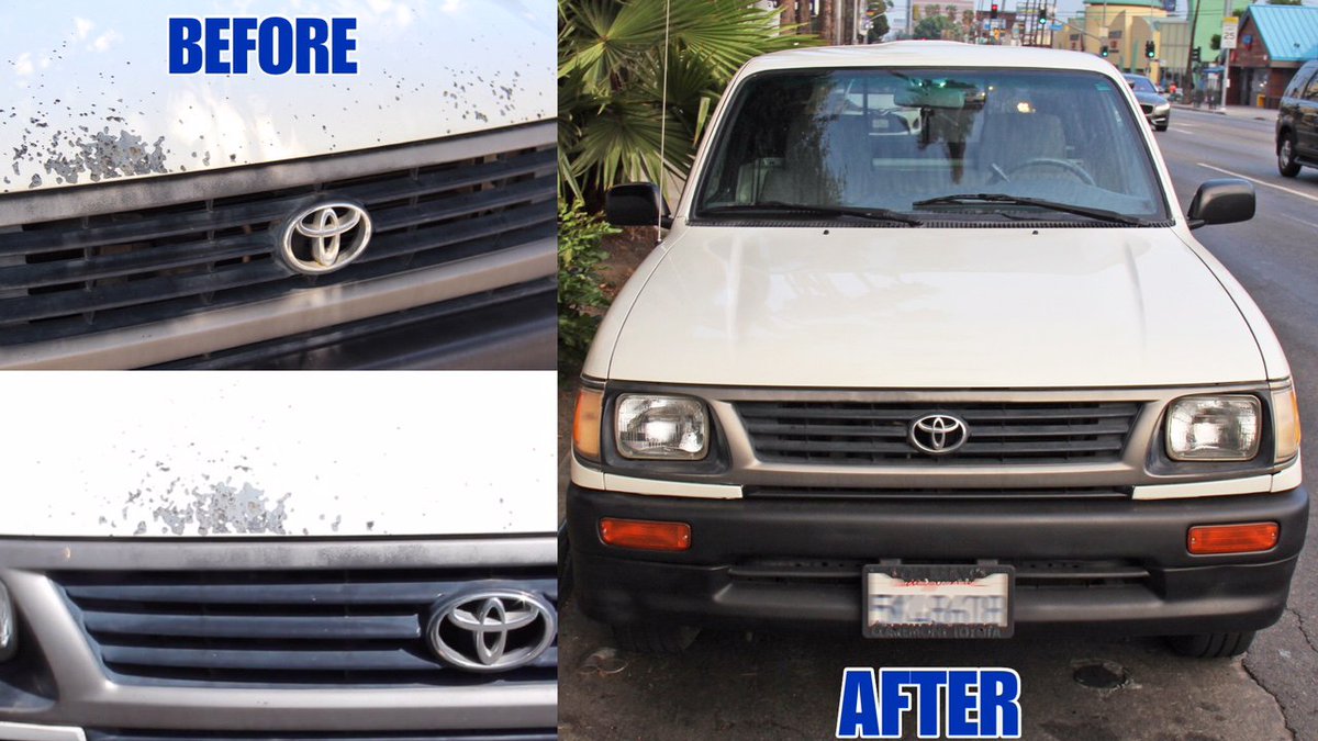 maaco's tweet photo. Looking good as new! There’s no better feeling than seeing someone so happy with their #Maacover. Check out @LATFUSA to see how we transformed Michele’s beloved Toyota Tacoma pickup truck. https://t.co/Z9HSxavRRo https://t.co/cXXBPuvNHO
