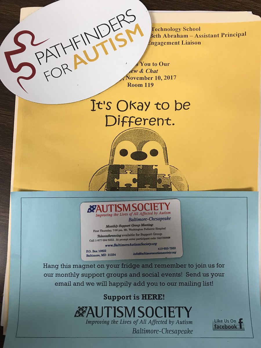 MsZellhofer's tweet photo. Shout out to Church Lane Elementary for inviting us to their Autism Chat + Chew! #pathfindersforautism https://t.co/aEsn12cXhL