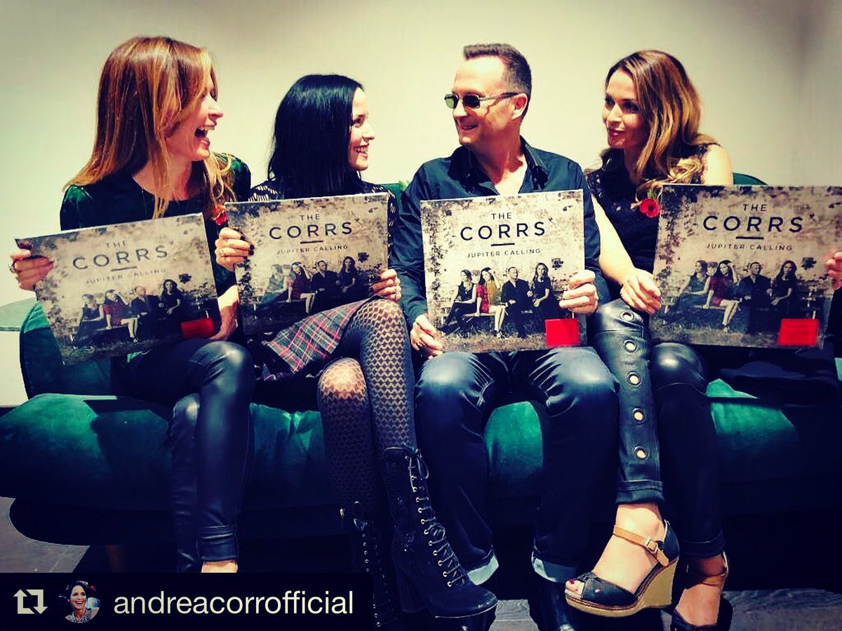 Mariejunior's tweet photo. Couldn’t be happier and more proud of these humans today! #jupitercalling #newalbum #newmusic #thecorrs @ACorr_Official @Jimcorrsays @CCorr_Official @Sharon_Corr https://t.co/wkw7RosO3W