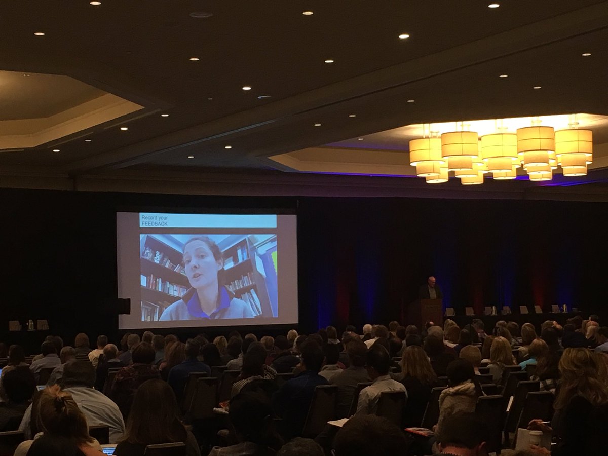 CaitlinKrause_'s tweet photo. Use tech to start a conversation; use it to create connections and encourage reflection! @mssackstein on the bigscreen at #ltb17 Mark Barnes https://t.co/LOu2n66b7a